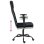 VidaXL Amapola Silla de Oficina con Altura Ajustable Negro