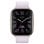 Montre connectée Amazfit Active AMOLED avec bracelet en cuir vegan violet lavande