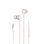 Auriculares Daewoo DW2014/15 con cable jack 3.5mm, micrófono integrado y aislamiento de ruido blancos