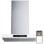 Ciarra CD6102W Hotte aspirante avec commande tactile et Wifi 60 cm 650 m3/h classe A+++ blanc