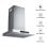 Ciarra CD6102W Hotte aspirante avec commande tactile et Wifi 60 cm 650 m3/h classe A+++ blanc