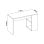 Dekit Teo Mesa de Escritorio con cajón y Estantes 74,5x115x50cm Blanco