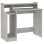 VidaXL Campoamor Escritorio con Luz LED y Estantes 90x97x45cm Gris Hormigón