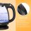 Aigostar Elfin 30IAX Hervidor de Agua Eléctrico 1L 2200W Negro