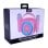 Cool Mini Karaoke Party Altavoz Bluetooth Portátil 6W + 2 Micrófonos Rosa