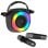 Cool Mini Karaoke Party Enceinte Bluetooth Portable 6W + 2 Microphones Noir