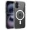 Cool Funda Magnética Transparente para iPhone 16