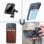 Cool Funda Magnética Transparente con Borde Celeste para iPhone 16 Pro