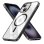 Cool Funda Magnética Transparente con Borde Negro para iPhone 16