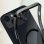 Cool Funda Magnética Transparente con Borde Negro para iPhone 16