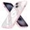 Cool Funda Magnética Transparente con Borde Rosa para iPhone 16