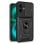 Cool Hard Ring Capa Preta para iPhone 16 Plus