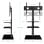 Onkron TS5550-B Soporte TV Pie con Altura Regulable y Base Giratoria 32"/ 65" Vesa 600x400 Máx 40Kg
