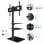 Onkron TS5550-B Soporte TV Pie con Altura Regulable y Base Giratoria 32"/ 65" Vesa 600x400 Máx 40Kg