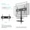 Onkron TS5550-B Soporte TV Pie con Altura Regulable y Base Giratoria 32"/ 65" Vesa 600x400 Máx 40Kg