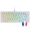 Mars Gaming MKMINIPRO Teclado Mecánico RGB 60% Switch Azul Blanco Francés