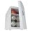 Denver MFR-400WHITE Nevera Portátil Eléctrica 4L 230V Blanca + Cargador de Coche 12V