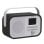 Denver DAB-40BLACK Radio Portátil Digital Negra