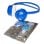 Denver BTH-150BLUE Auriculares Inalámbricos Bluetooth para Niños Azules
