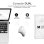 Subblim Glide Vertical Ergo Dual Mouse verticale wireless ergonomico per utenti destrimani 1600 DPI bianco