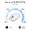 Souris ergonomique sans fil Subblim Comfort Ergo Dual pour droitiers 2400 DPI Blanc