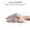 Souris ergonomique sans fil Subblim Comfort Ergo Dual pour droitiers 2400 DPI Blanc