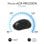 Subblim Comfort Ergo Dual Ratón Ergonómico Inalámbrico para Diestros 2400 DPI Negro