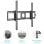 Onkron Soporte TV de Pared Inclinable  55"/100" Max 75Kg Negro