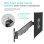 Onkron Soporte Pared TV y Monitor 13"/34" VESA 100x100 Max 8 Kg Negro