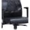 Home Heavenly Aire Silla de Oficina con Soporte Lumbar Y Respaldo Transpirable Polipiel Negro