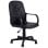 Home Heavenly Genet Silla de Escritorio con Altura Regulable Polipiel Negro