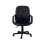 Home Heavenly Genet Silla de Escritorio con Altura Regulable Polipiel Negro