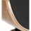 Home Heavenly Imperio Silla de Escritorio Giratoria Y Regulable en Altura Polipiel Negro