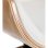 Home Heavenly Imperio Silla de Escritorio Giratoria Y Regulable en Altura Polipiel Blanco