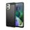 Max Power Digital Funda Fibra Carbono Para Motorola Moto G54 / G64 Carcasa Antigolpes Silicona Negra