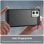 Max Power Digital Funda Fibra Carbono Para Motorola Moto G54 / G64 Carcasa Antigolpes Silicona Negra