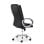 Home Heavenly Atlanta Silla de Escritorio con Reposacabezas Polipiel Negro