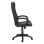 Home Heavenly Abogat Silla de Oficina de Forma Ergonómica Tapizada en Polipiel Negro