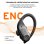 Head Flex Hooks Auriculares Inalámbricos Autonomía 8+32H IPX7 Negros