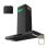 Hotte décorative Ciarra CBCB9102-P avec Wi-Fi 90 cm A+++ Noir