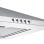 Cappa decorativa a parete Ciarra AW6201S da 60 cm classe A++ in acciaio inossidabile