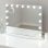 Specchio per il trucco Flamingueo con luce 15 lampadine LED 3 modalità di luce Controllo touch