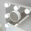 Specchio per il trucco Flamingueo con luce 15 lampadine LED 3 modalità di luce Controllo touch
