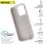 Muvit For Change Funda Recycletek Liquid Silicone Compatible Con Apple Iphone 16 Pro Nude