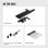 Elgato Wave Mic Arm Pro LP Brazo Soporte para Micrófono Bajo Perfil Resorte de Gas Negro
