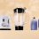 Cecotec Power Black Titanium RetroBlue Batidora de Vaso Retro 4 Cuchillas 1.5L 1200W Azul