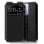 Custodia Flip Cover nera semplice e alla moda per Oppo A40 / A40m / A60 5G