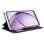 Custodia Flip Cover nera semplice e alla moda per Oppo A40 / A40m / A60 5G