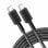 Cavo Anker Intrecciato USB-C a USB-C 0,9 m 60W Nero