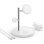 Stazione di ricarica wireless regolabile Anker MagGo 3 in 1 Qi2 15W Bianca
